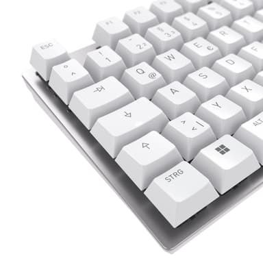 CHERRY KC 200 MX keyboard Universal USB QWERTY English Silver, White view 5