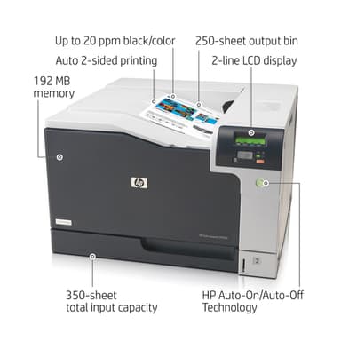 HP Color LaserJet Professional CP5225dn Printer view 12