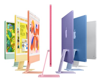 Apple iMac 24-inch with Retina 4.5K display: M4 chip with 10‑core CPU and 10‑core GPU, 16GB, 256GB SSD - Pink view 4