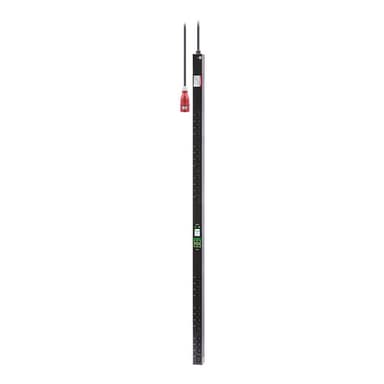 APC Easy Rack PDU, Switched Metered Outlet, 0U, 1 Phase, 3.7kW, 230V, 16A, (20) C13 and (4) C19 outlets, IEC60309 2P+E inlet view 1