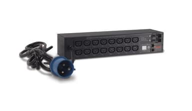 APC AP7922B power distribution unit (PDU) 16 AC outlet(s) 2U Black view 3