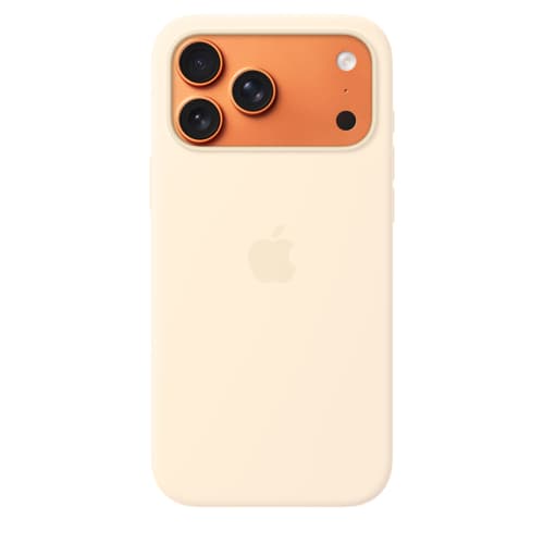 Apple iPhone 17 Pro Max Silicone Case with MagSafe – Vanilla