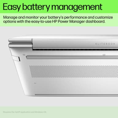 HP EliteBook 640 G11 Intel Core Ultra 5 125U Laptop 35.6 cm (14") WUXGA 24 GB DDR5-SDRAM 512 GB SSD Wi-Fi 6E (802.11ax) Windows 11 Pro AI PC Silver view 10
