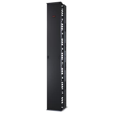 APC Performance, Vertical Cable Manager for 2 & 4 Post Racks, 84"H x 12"W, Single-Sided with Door view 1