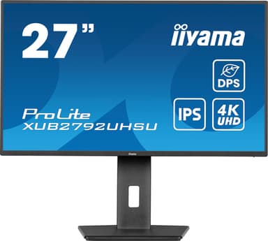 iiyama ProLite XUB2792UHSU-B6 computer monitor 68.6 cm (27") 3840 x 2160 pixels 4K Ultra HD LED Black view 2