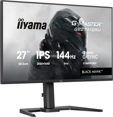 iiyama G-MASTER GB2741QSU-B1 computer monitor 68.6 cm (27") 2560 x 1440 pixels 4K Ultra HD LED Black view 4