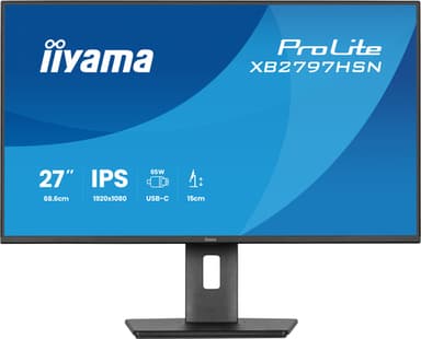 iiyama ProLite XB2797HSN-B1 computer monitor 68.6 cm (27") 1920 x 1080 pixels Full HD LCD Black view 4