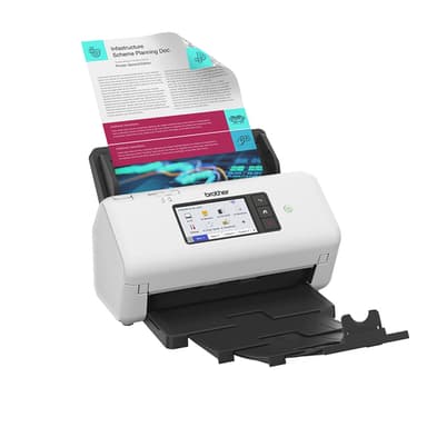 Brother ADS-4700W ADF + Sheet-fed scanner 600 x 600 DPI A4 Black, White view 4