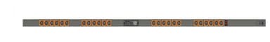 Vertiv MUR5MGB0-24L137-2C20A9A00-S power distribution unit (PDU) 24 AC outlet(s) Black view 1