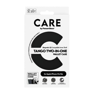 PanzerGlass CARE™ by ® Tango 2-in-1 Wallet Case w. Qi iPhone 17e | 16e view 4
