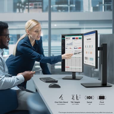 LG 24BA850-B.AEK computer monitor 60.5 cm (23.8") 1920 x 1080 pixels Full HD Black view 4