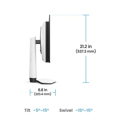 BenQ EX271UZ computer monitor 67.3 cm (26.5") 3840 x 2160 pixels 4K Ultra HD OLED Black, White view 8