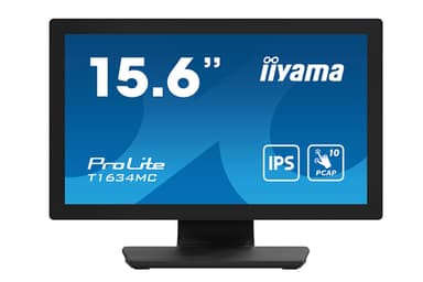 iiyama ProLite T1634MC-B1S computer monitor 39.6 cm (15.6") 1920 x 1080 pixels Full HD LED Touchscreen Black view 10