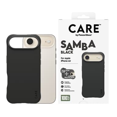 PanzerGlass CARE™ by ® Samba Case Black w. MagSafe iPhone Air view 2