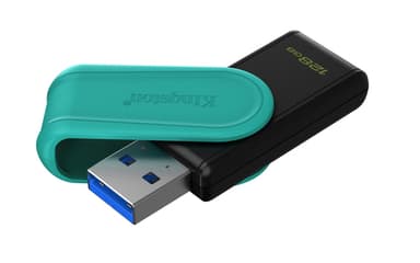 Kingston Technology DataTraveler 128GB Portable USB 3.2 Gen 1 Exodia S (Black/Turquoise) view 2