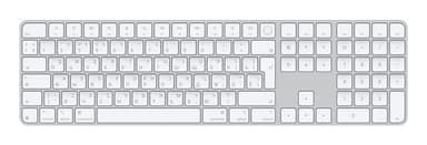 Apple Magic keyboard Universal USB + Bluetooth QWERTY Russian White view 1