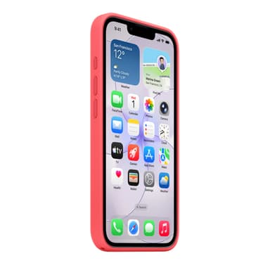 Apple iPhone 17e Silicone Case with MagSafe – Bright Guava view 4