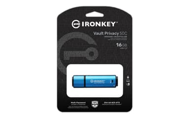 Kingston Technology IronKey 16GB USB-C Vault Privacy 50C AES-256 Encrypted, FIPS 197 view 4