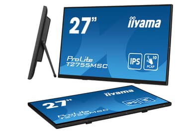 iiyama ProLite T2755MSC-B1 computer monitor 68.6 cm (27") 1920 x 1080 pixels Full HD LED Touchscreen Tabletop Black view 12