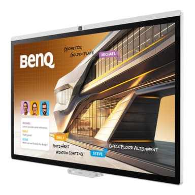 BenQ CP5505 interactive whiteboard 139.7 cm (55") 3840 x 2160 pixels Touchscreen White view 2