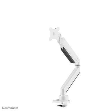 Neomounts NM-D775WHITEPLUS Monitor arm 10-49" - gas spring - Topfix - 180°-stop view 2