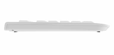 CHERRY KW 3000 keyboard Universal RF Wireless QWERTZ German White view 2