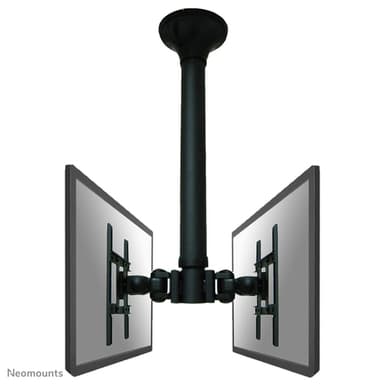 Neomounts FPMA-C200D Dual monitor/TV mount ceiling 10-40" - h 64-104 cm view 1
