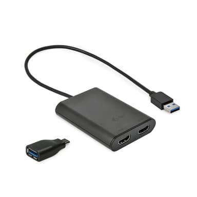 i-tec USB 3.0 / USB-C Dual 4K HDMI Video Adapter view 1