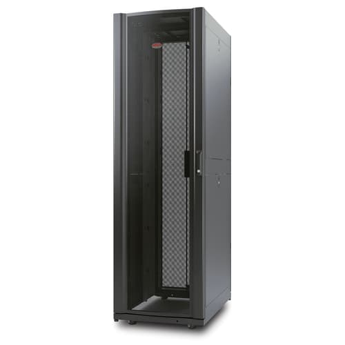 APC NetShelter AV, Server Rack Enclosure, 42U, 10-32 Threaded Rails, Black, 1991H x 600W x 825D mm