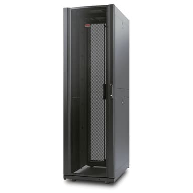 APC NetShelter AV, Server Rack Enclosure, 42U, 10-32 Threaded Rails, Black, 1991H x 600W x 825D mm view 2
