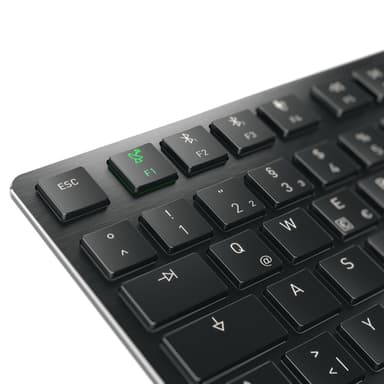 CHERRY KW X ULP 2.0 MINI keyboard Home/Office USB + RF Wireless + Bluetooth QWERTZ German Black view 4