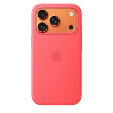 Apple iPhone 17 Pro Silicone Case with MagSafe – Bright Guava view 2