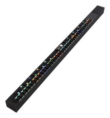 Vertiv PowerIT rack power distribution unit, 57.6kW, hardwired input plug view 1