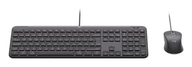 Logitech Signature Slim Combo MK620 For Business keyboard Mouse included Home/Office USB QWERTZ German Graphite view 2