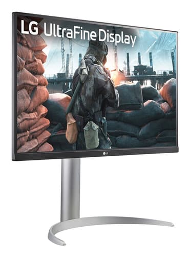 LG 27UP650K-W computer monitor 68.6 cm (27") 3840 x 2160 pixels 4K Ultra HD White view 4