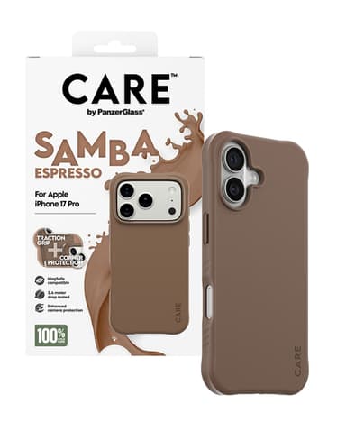 PanzerGlass CARE™ by ® Samba Case Espresso w. MagSafe iPhone 17 Pro view 5