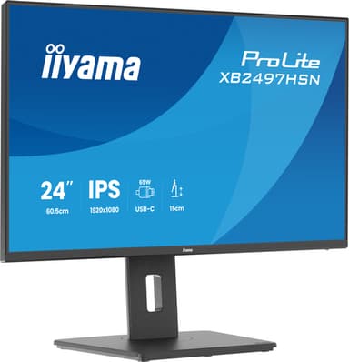 iiyama ProLite XB2497HSN-B1 computer monitor 60.5 cm (23.8") 1920 x 1080 pixels Full HD LED Black view 5