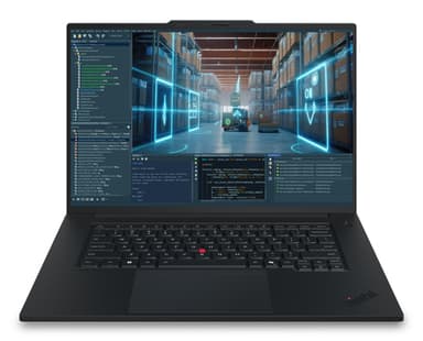 Lenovo ThinkPad P1 Gen 9 Intel Core Ultra 9 386H Mobile workstation 40.6 cm (16") WUXGA 64 GB LPDDR5x-SDRAM 1 TB SSD NVIDIA RTX PRO 2000 Blackwell Wi-Fi 7 (802.11be) Windows 11 Pro Black English view 3