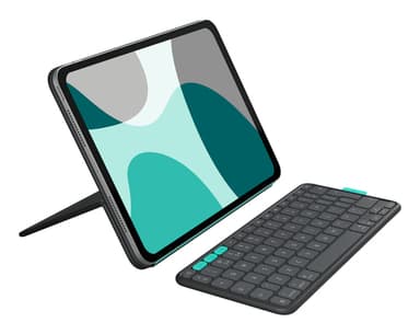 Logitech Flip Folio QWERTY Bluetooth Graphite view 1
