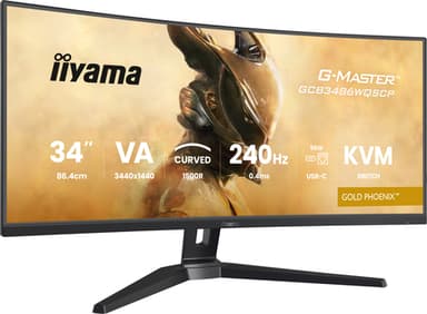 iiyama G-MASTER GCB3486WQSCP-B1 computer monitor 86.4 cm (34") 3440 x 1440 pixels UltraWide Quad HD Black view 6