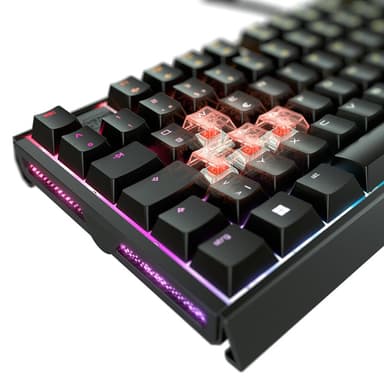 CHERRY XTRFY MX 3.1 RGB keyboard Gaming USB QWERTY Spanish Black view 5