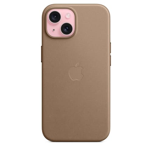 Apple iPhone 15 FineWoven Case with MagSafe - Taupe