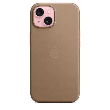Apple iPhone 15 FineWoven Case with MagSafe - Taupe view 2