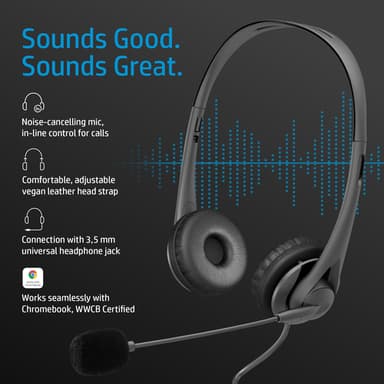 HP Stereo 3.5mm Headset G2 view 4