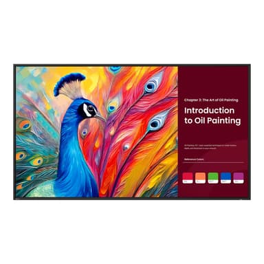 BenQ SH5504 Digital signage flat panel 139.7 cm (55") LCD 800 cd/m² 4K Ultra HD Black Built-in processor Android 24/7 view 1