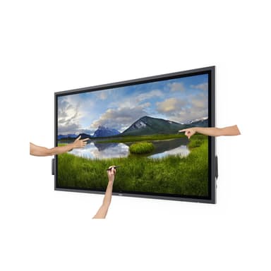 DELL Pro 65 Plus P6524QT Interactive flat panel 163.9 cm (64.5") LCD 350 cd/m² 4K Ultra HD Black Touchscreen view 8