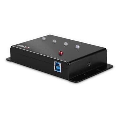 Lindy 4 Port USB 3.0 Metal Hub view 2