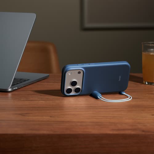 Apple Beats iPhone 17 Pro Kickstand Case with MagSafe and Camera Control - Bedrock Blue
