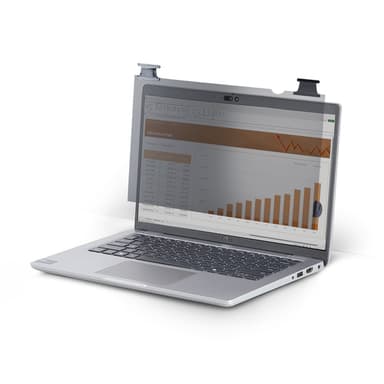 StarTech.com 13.3-inch 16:10 Bright Privacy Screen Filter with Touch, Flip-Over, 75% Light Transmittance, Anti-Glare Privacy Filter, +/- 30 Deg. View Angle view 1
