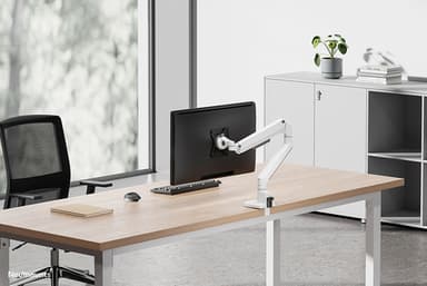 Neomounts DS70-250WH1 Monitor arm 17-35" - gas spring - Topfix - 180°-stop view 18